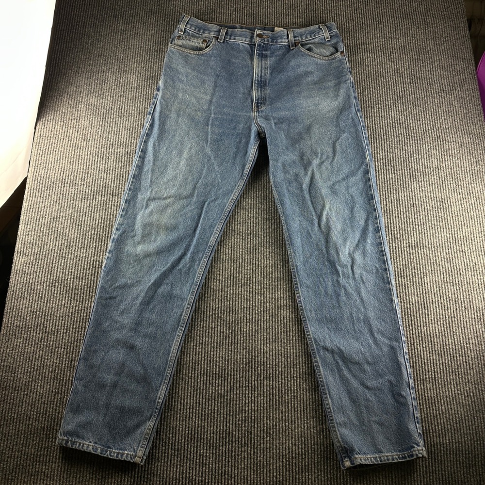 Levis 540 Relaxed Fit Jeans Mens 38x34 Blue Denim Medium Wash Vintage Cotton
